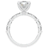 3.60CT.TW CUSHION LAB DIAMOND SOLITAIRE ENGAGEMENT RING - Nazarelle