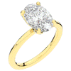 3.10CT.TW OVAL LAB DIAMOND ENGAGEMENT RING - Nazarelle