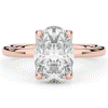 3.10CT.TW OVAL LAB DIAMOND ENGAGEMENT RING - Nazarelle
