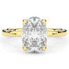 3.10CT.TW OVAL LAB DIAMOND ENGAGEMENT RING - Nazarelle