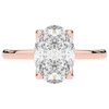 3.10CT.TW OVAL LAB DIAMOND ENGAGEMENT RING - Nazarelle