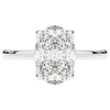 3.10CT.TW OVAL LAB DIAMOND ENGAGEMENT RING - Nazarelle