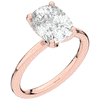 3.10CT.TW CUSHION LAB DIAMOND ENGAGEMENT RING - Nazarelle