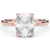 3.10CT.TW CUSHION LAB DIAMOND ENGAGEMENT RING - Nazarelle