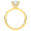 3.10CT.TW CUSHION LAB DIAMOND ENGAGEMENT RING - Nazarelle