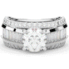 3.15CT.TW ROUND LAB DIAMOND ENGAGEMENT RING - Nazarelle