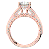 3.15CT.TW ROUND LAB DIAMOND ENGAGEMENT RING - Nazarelle