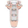 8.25CT.TW EMERALD CUT LAB DIAMOND HALO ENGAGEMENT RING - Nazarelle