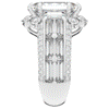 8.25CT.TW EMERALD CUT LAB DIAMOND HALO ENGAGEMENT RING - Nazarelle
