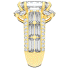 8.25CT.TW EMERALD CUT LAB DIAMOND HALO ENGAGEMENT RING - Nazarelle