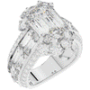 8.25CT.TW EMERALD CUT LAB DIAMOND HALO ENGAGEMENT RING - Nazarelle