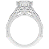 8.25CT.TW EMERALD CUT LAB DIAMOND HALO ENGAGEMENT RING - Nazarelle