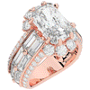 8.25CT.TW RADIANT LAB DIAMOND HALO ENGAGEMENT RING - Nazarelle