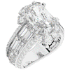 8.25CT.TW RADIANT LAB DIAMOND HALO ENGAGEMENT RING - Nazarelle