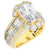 8.25CT.TW RADIANT LAB DIAMOND HALO ENGAGEMENT RING - Nazarelle