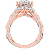 8.25CT.TW RADIANT LAB DIAMOND HALO ENGAGEMENT RING - Nazarelle
