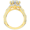 8.25CT.TW RADIANT LAB DIAMOND HALO ENGAGEMENT RING - Nazarelle