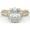5.25CT.TW OVAL LAB DIAMOND HALO ENGAGEMENT RING - Nazarelle