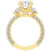 5.25CT.TW OVAL LAB DIAMOND HALO ENGAGEMENT RING - Nazarelle
