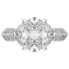 5.25CT.TW OVAL LAB DIAMOND HALO ENGAGEMENT RING - Nazarelle