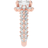 3.10CT.TW OVAL LAB DIAMOND HALO ENGAGEMENT RING - Nazarelle