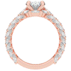 3.10CT.TW OVAL LAB DIAMOND HALO ENGAGEMENT RING - Nazarelle