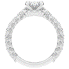 3.10CT.TW OVAL LAB DIAMOND HALO ENGAGEMENT RING - Nazarelle