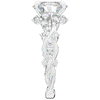 2.60CT.TW OVAL LAB DIAMOND STYLIZED VINE AND TREE BARK FINISH ENGAGEMENT RING - Nazarelle