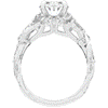 2.60CT.TW OVAL LAB DIAMOND STYLIZED VINE AND TREE BARK FINISH ENGAGEMENT RING - Nazarelle