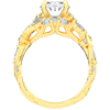 2.60CT.TW OVAL LAB DIAMOND STYLIZED VINE AND TREE BARK FINISH ENGAGEMENT RING - Nazarelle