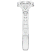 1.95CT.TW OVAL LAB DIAMOND UNDERHALO ENGAGEMENT RING - Nazarelle