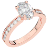 1.95CT.TW OVAL LAB DIAMOND UNDERHALO ENGAGEMENT RING - Nazarelle