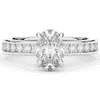 1.95CT.TW OVAL LAB DIAMOND UNDERHALO ENGAGEMENT RING - Nazarelle