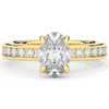 1.95CT.TW OVAL LAB DIAMOND UNDERHALO ENGAGEMENT RING - Nazarelle