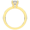 1.95CT.TW OVAL LAB DIAMOND UNDERHALO ENGAGEMENT RING - Nazarelle