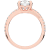 2.20CT.TW ROUND LAB DIAMOND TWISTBAND ENGAGEMENT RING - Nazarelle