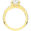2.20CT.TW ROUND LAB DIAMOND TWISTBAND ENGAGEMENT RING - Nazarelle