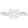 2.20CT.TW ROUND LAB DIAMOND TWISTBAND ENGAGEMENT RING - Nazarelle