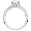 2.20CT.TW CUSHION LAB DIAMOND TWISTBAND ENGAGEMENT RING - Nazarelle