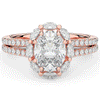 2.30CT.TW OVAL LAB DIAMOND HALO SPLIT SHANK ENGAGEMENT RING - Nazarelle