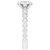 3.90CT.TW ROUND LAB DIAMOND ENGAGEMENT RING - Nazarelle