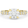 3.90CT.TW ROUND LAB DIAMOND ENGAGEMENT RING - Nazarelle