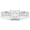 3.90CT.TW PRINCESS LAB DIAMOND ENGAGEMENT RING - Nazarelle