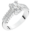 2.60CT.TW RADIANT LAB DIAMOND ENGAGEMENT RING - Nazarelle