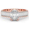 2.60CT.TW RADIANT LAB DIAMOND ENGAGEMENT RING - Nazarelle