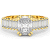 2.60CT.TW RADIANT LAB DIAMOND ENGAGEMENT RING - Nazarelle