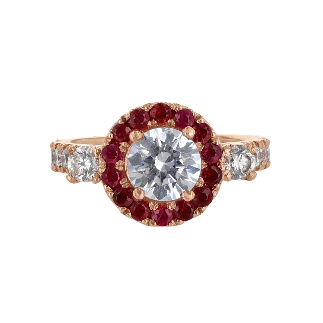 Lab Grown Round Diamond Engagement Ring