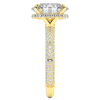 3.60CT.TW OVAL LAB DIAMOND SOLITAIRE ENGAGEMENT RING - Nazarelle