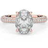 3.60CT.TW OVAL LAB DIAMOND SOLITAIRE ENGAGEMENT RING - Nazarelle