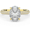 3.60CT.TW OVAL LAB DIAMOND SOLITAIRE ENGAGEMENT RING - Nazarelle